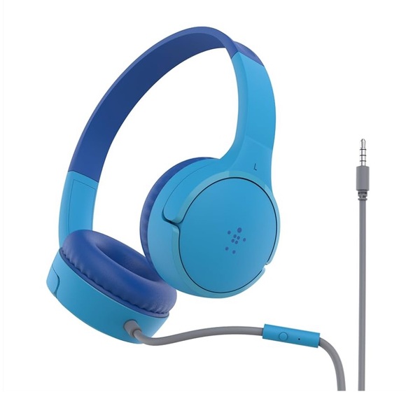 Belkin Soundform Mini Kids Wired Headphones 🎧 - Picture 1 of 8